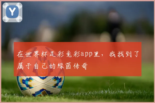在世界杯足彩竞彩app里,我找到了属于自己的绿茵传奇